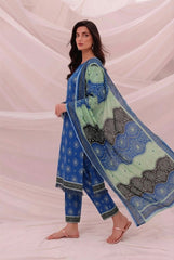 3 Pcs Lawn Unstitched Suit 515