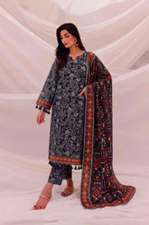3 Pcs Lawn Unstitched Suit 517