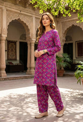 2 Pcs Ladies Suit Des 122