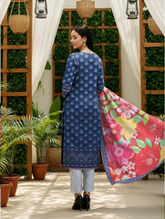 3 Pcs Lawn Unstitched Suit 523