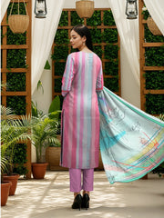 3 Pcs Lawn Unstitched Suit 528
