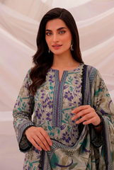 3 Pcs Lawn Unstitched Suit 502