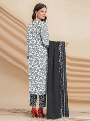3 Pcs Lawn Unstitched Suit 533
