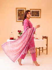 3 Pcs Lawn Unstitched Suit 569