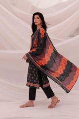 3 Pcs Lawn Unstitched Suit 509