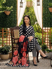 3 Pcs Lawn Unstitched Suit 510