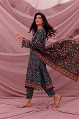 3 Pcs Lawn Unstitched Suit 517