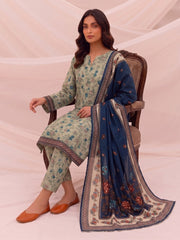 3 Pcs Lawn Unstitched Suit 518