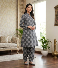 2 Pcs Ladies Suit  Des  125