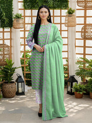 3 Pcs Lawn Unstitched Suit 527