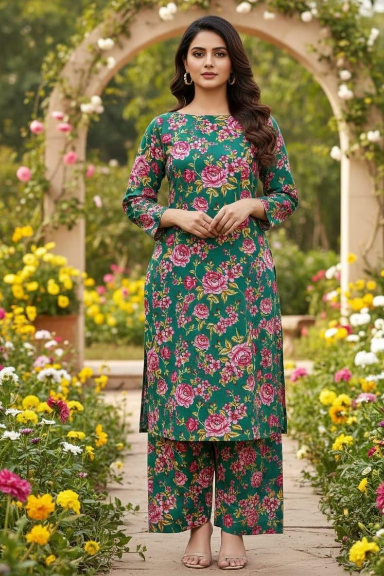 2 Pcs Ladies Suit  Des  132