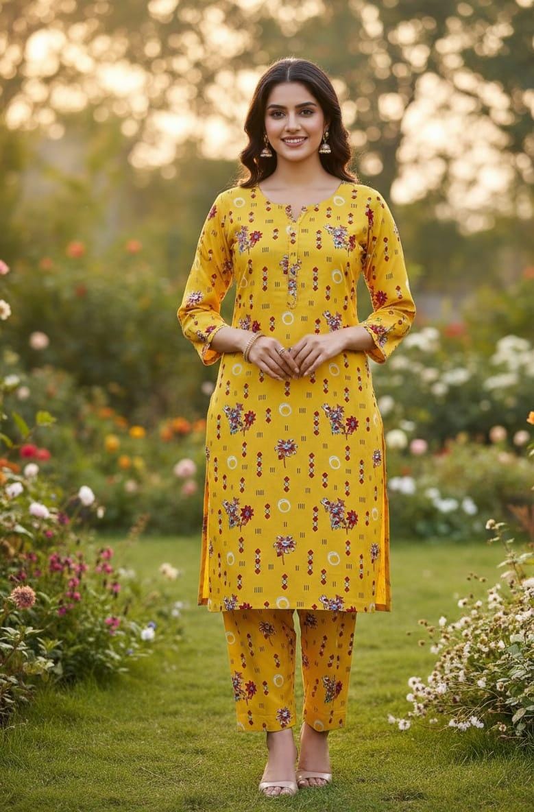 2 Pcs Ladies Suit  Des  135