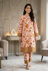 2 Pcs Ladies Suit  Des  103