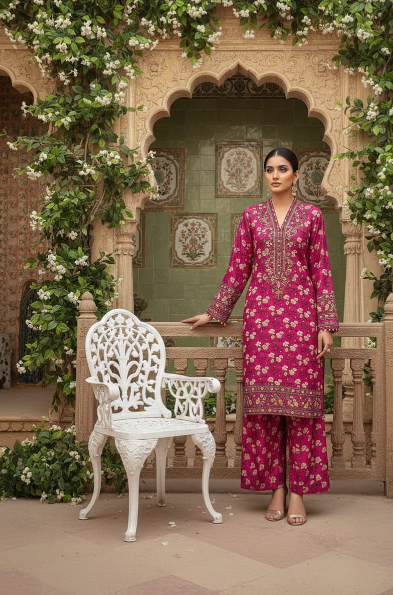 2 Pcs Ladies Suit  Des  149