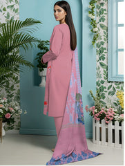 3 Pcs Lawn Unstitched Suit 558