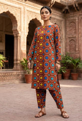 2 Pcs Ladies Suit  Des  161