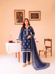 3 Pcs Lawn Unstitched Suit 563