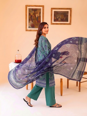 3 Pcs Lawn Unstitched Suit 566