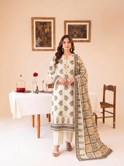 3 Pcs Lawn Unstitched Suit 574