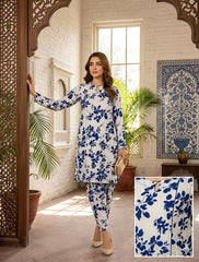 2 Pcs Ladies Suit  Des  107