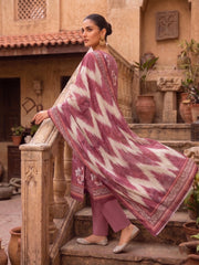 3 Pcs Lawn Unstitched Suit 586