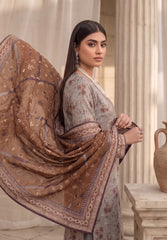 3 Pcs Lawn Unstitched Suit 595