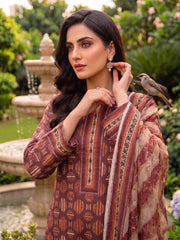 3 Pcs Lawn Unstitched Suit 597